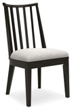 Galliden - Dining Upholstered Side Chair (Set of 2) - Black