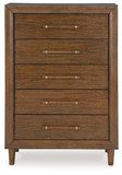 Lyncott - Brown - Five Drawer Chest