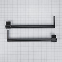 Top Freezer Refrigerator Handle Kit, Black W10721893