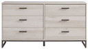 Socalle - Six Drawer Dresser