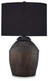Naareman - Terracotta Table Lamp - Metallic Black