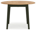 Gesthaven - Round Dining Room Drop Leaf Table Set