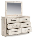 Lawroy - Dresser And Mirror - Light Natural