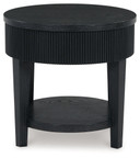Marstream - Round End Table - Black