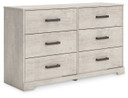 Shawburn - Six Drawer Dresser - Gray