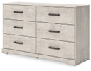 Shawburn - Six Drawer Dresser - Gray