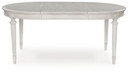 Montelaine - Oval Dining Room Extension Table - Antique White