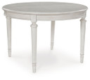 Montelaine - Oval Dining Room Extension Table - Antique White