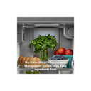 Kitchenaid® 20.8 Cu. Ft. Counter-Depth Side-by-Side Refrigerator with Exterior Ice and Water Dispenser in PrintShield™ Finish KRSC536RPS