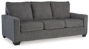Rannis - Queen Sofa Sleeper - Fabric - Pewter