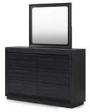 Londer - Dresser And Mirror - Black