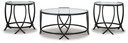 Tarrin - Occasional Table Set (Set of 3) - Black