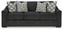 Wryenlynn - Sofa - Fabric - Onyx