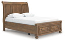 Feddinger - Storage Sleigh Bed