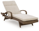 Laguna Heights - Chaise Lounge With Cushion - Beige