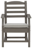 Visola - Arm Chair With Cushion (Set of 2) - Gray