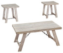 Carynhurst - Whitewash - Occasional Table Set (Set of 3)