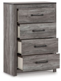 Bronyan - Dark Gray - Four Drawer Chest