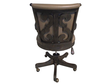 Bellamy - Fully Upholstered Desk Chair - Peppercorn