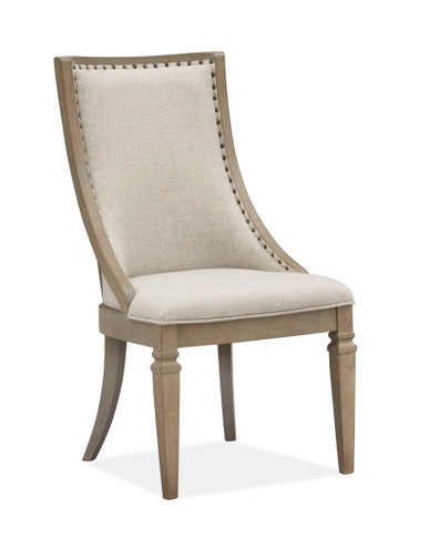 Lancaster - Dining Arm Chair With Upholstered Seat & Back (Set of 2) - Dovetail Gray
