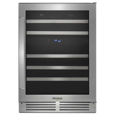 Whirlpool® 24” Wide Undercounter Wine Center-46 Bottles WUW55X24HS