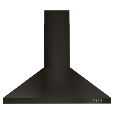 Whirlpool® 30" Contemporary Black Stainless Wall Mount Range Hood WVW53UC0HV