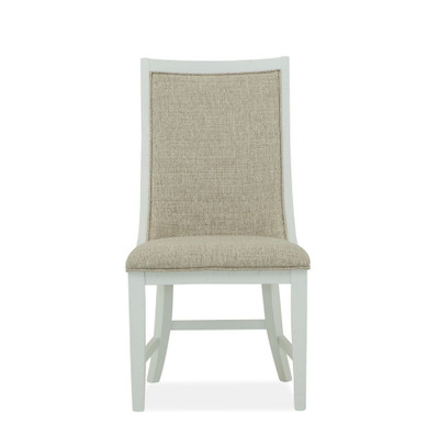 Heron Cove - Upholstered Host Side Chair (Set of 2) - Dark Brown