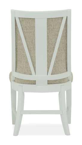 Heron Cove - Upholstered Host Side Chair (Set of 2) - Dark Brown