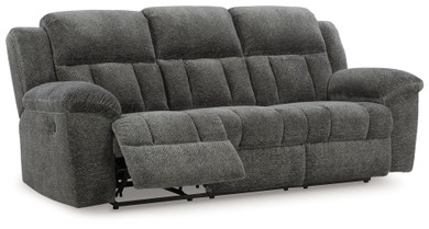 Frohn - Graphite - Reclining Sofa - Fabric