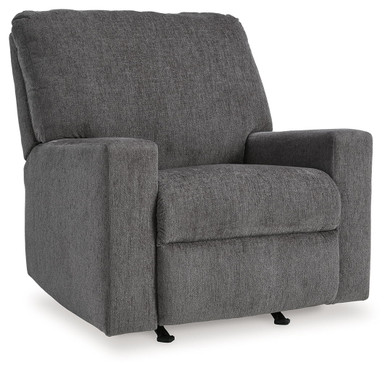 Rannis - Rocker Recliner - Fabric - Pewter