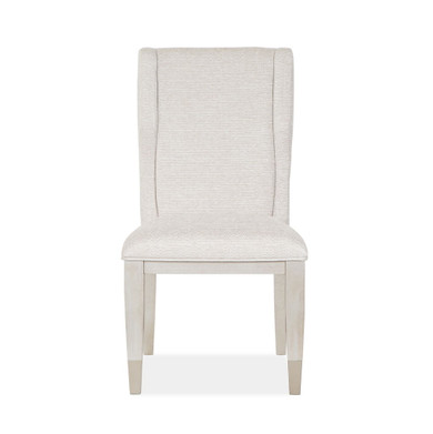 Lenox - Upholstered Host Side Chair (Set of 2) - Warm Silver
