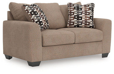 Triston-Peaks - Suede - Loveseat