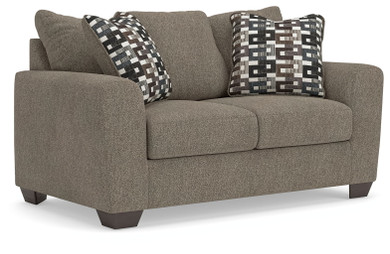 Triston-Peaks - Loveseat - Suede