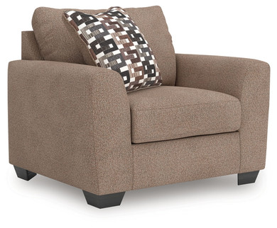 Triston-Peaks - Suede - Chair And A Half