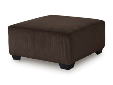 Kimlee - Chocolate - Oversized Accent Ottoman