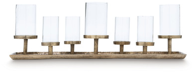 Wallmond - Antique Brass Finish - Candle Holder