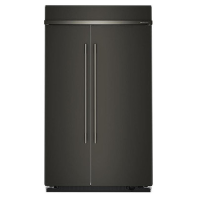 Kitchenaid® 30 Cu. Ft. 48" Built-In Side-by-Side Refrigerator with Platinum Interior KBSN748SBE