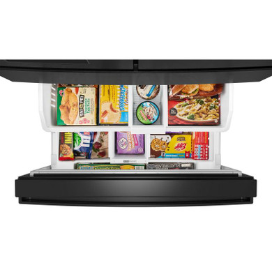 Whirlpool® 29 Cu. Ft. Family-Sized Capacity French door refrigerator with Flexible Temperature Drawer WRMF3536SV