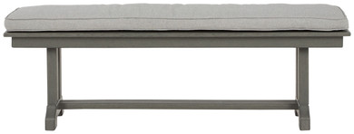 Visola - Bench with Cushion - Gray