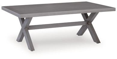 Half Moon Beach - Rectangular Cocktail Table - Gray