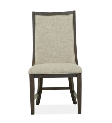 Westley Falls - Upholstered Host Side Chair (Set of 2) - Dark Brown