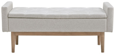 Briarson - Beige / Brown - Storage Bench