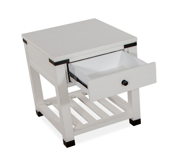 Harper Springs - Wood Shelf End Table KD