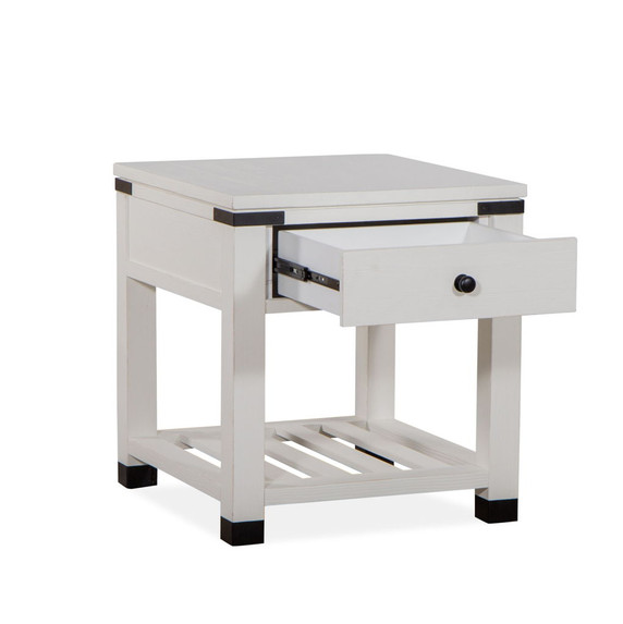 Harper Springs - Wood Shelf End Table KD