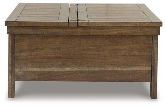 Moriville - Lift Top Cocktail Table - Grayish Brown