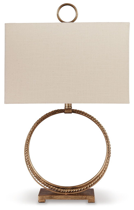 Mahala - Metal Table Lamp  - Antique Gold Finish