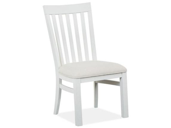 Harper Springs - Dining Side Chair With Upholstered Seat (Set of 2) - Silo White Harper Springs - Dining Side Chair With Upholstered Seat (Set of 2) - Silo White