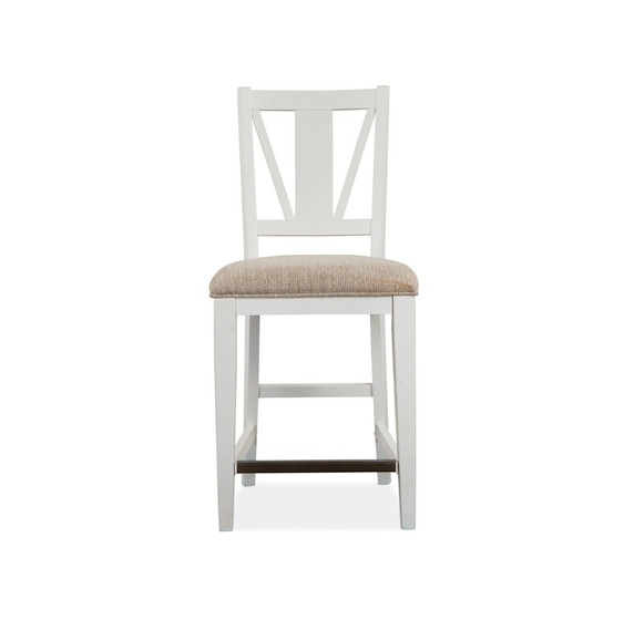 Heron Cove - Counter Chair With Upholstered Seat (Set of 2) - Chalk White Heron Cove - Counter Chair With Upholstered Seat (Set of 2) - Chalk White