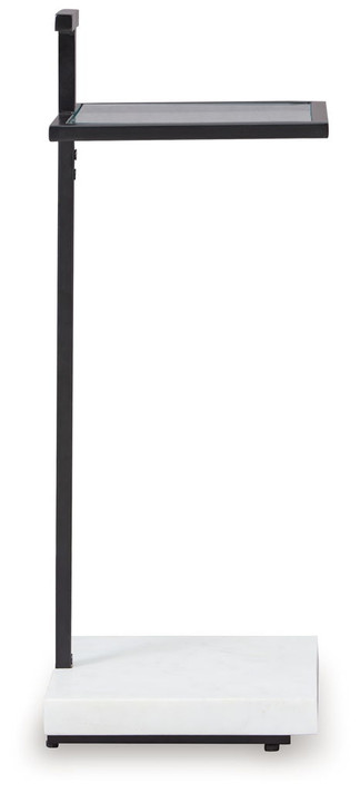 Mannill - Accent Table - Black / White