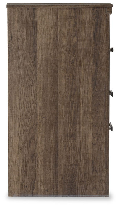 Juararo - Two Drawer Night Stand - Dark Brown